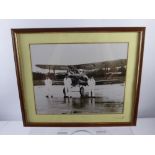 Three Limited Edition Prints, from the original black and white photograph of Douglas Bader,