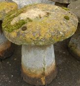 A Single Circular Antique Saddle Stone,
