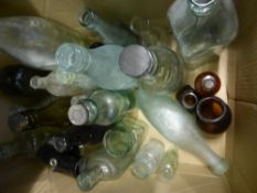 A Quantity of Antique and Vintage Soda, Ginger beer and Whisky Bottles.