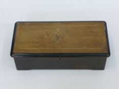 An Antique 8 Melody Cylindrical Music Box.