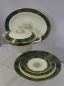 A Wedgwood 'Agincourt', Dinner Service, comprising six dinner plates, six fish plates, six side