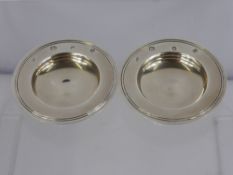 A Pair of Silver Pin Dishes, London hallmark, mm Mappin & Webb, dd 1979, approx 96 gms