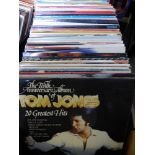 A Large Quantity of 33 1/2 rpm LP Records, 1950's, 60's and 70's including Pop and Country,