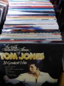 A Large Quantity of 33 1/2 rpm LP Records, 1950's, 60's and 70's including Pop and Country,