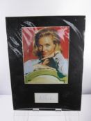An Autographed Photo of Honor Blackman as 'Pussy Galore'.