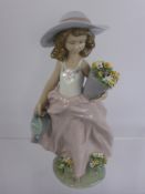 A Lladro Society Figurine entitled "A Wish Come True", No. 07676 dd 1999 approx 25 cms high.