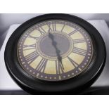 A Contemporary Battery Operated Wall Clock, Roman dial, approx 45 x 45 cms