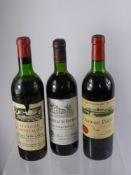 Three Bottles of St Emilion including Chateau Fombrauge Grand Cru 1970, Chateau Pavie 1re Grand