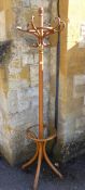 A Bentwood Hat Stand in the Thonet style.