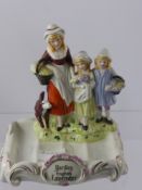 A Vintage Yardley Porcelain Advertising Figurine, in the form of a soap dish.