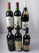 A Box of Selected Chateau Bottled Wines, to include Prestige Mixed Medoc 1973, Chateau La Tour St