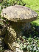 An Antique Cotswold Staddle Stone, approx 70 cms dia.