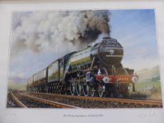 A Signed First Edition Print signed by Leonard Cheshire, V.C., D.S.O., D.F.C. entitled "Lancaster"