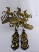 A Quantity of Solid Brass Equine Models.