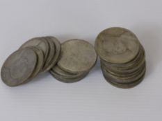 A Quantity of White Metal "Fat Boy" Style Chinese Coins