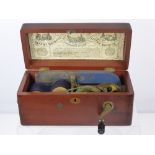 An Antique Victorian "Improved Electric Machine" (For Nervous Diseases) in original mahogany box