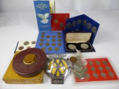 A Collection of Miscellaneous Items, including coins, 1937 George VI Specimen Set, Queen Elizabeth