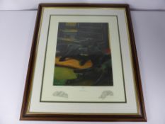 Nigel Hemming, a limited edition sporting print entitled "Rest", signed lower right no. 80/500,