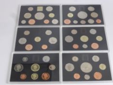 A Collection of Miscellaneous Royal Mint British Coinage Proof Set, including 72, 4, 5, 6, 7, 8, 80,