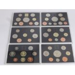 A Collection of Miscellaneous Royal Mint British Coinage Proof Set, including 72, 4, 5, 6, 7, 8, 80,