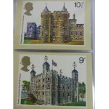 A Blue Album of British Post Office Picture Cards, together with a special presentation album