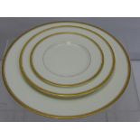 A Small Quantity of Royal Worcester 'Viceroy' Porcelain, comprising six dinner plates, six fish