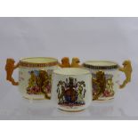 A Quantity of Commemorative Porcelain, including Paragon, King George VI and Queen Elizabeth mugs,