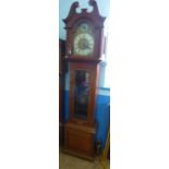 An Edwardian R & C Ltd., Mahogany Long Case Clock, brass mounted dial with raised second dial