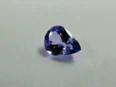 A Tear Shaped Tanzanite Loose Stone, 2.35 ct, 10.03 x 7.80 x 4.79 mm.