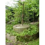 An Antique Cotswold Stone Cider Press.