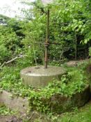 An Antique Cotswold Stone Cider Press.