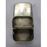 A Victorian Solid Silver Vesta/Snuff Box, London hallmark dd 1850, mm B.V., approx wt 300 gms