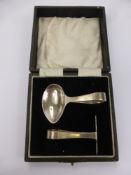 Collection of Miscellaneous Silver, including six Georgian teaspoons mm T.W., together with a pair