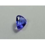 A Tear Shaped Blue Tanzanite Loose Stone, 1.54 ct.