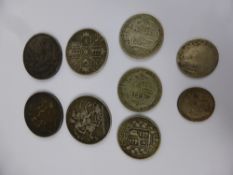 A Collection of Miscellaneous Solid Silver G.B. Coins, including 1889, 92, 96 crowns, 1888 half