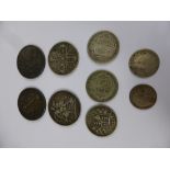 A Collection of Miscellaneous Solid Silver G.B. Coins, including 1889, 92, 96 crowns, 1888 half