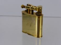 A Vintage 9 Ct Gold Dunhill Lighter, London hallmark, dated 1929/30, approx 42 gms