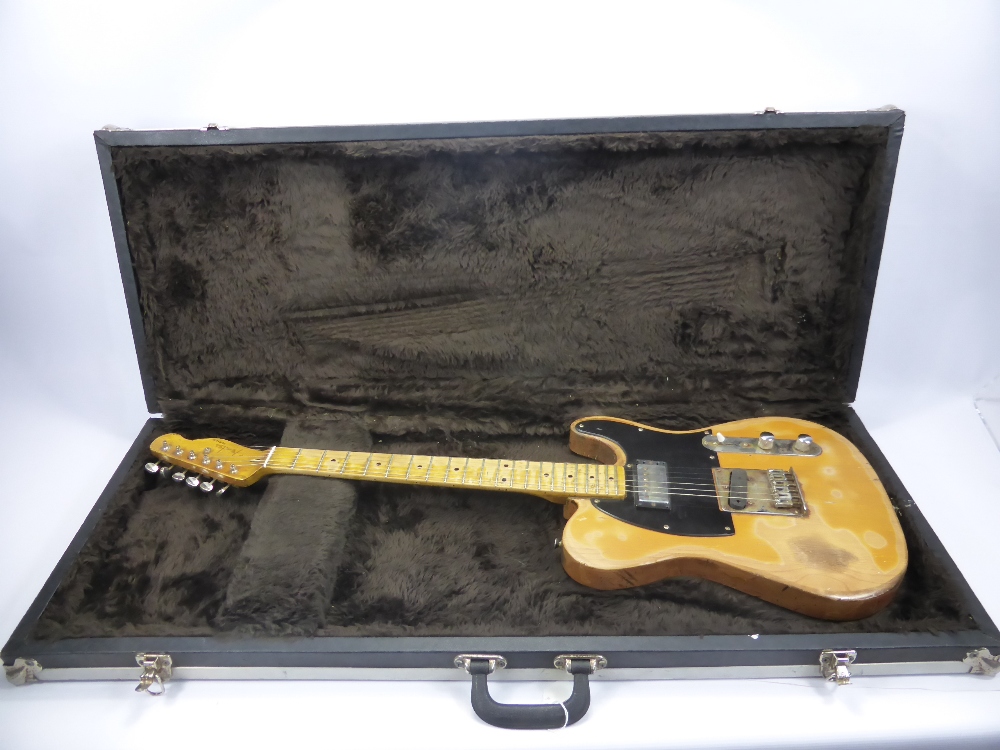 A Replica Keith Richards Fender Telecaster, Custom Shop, in the original hard case.