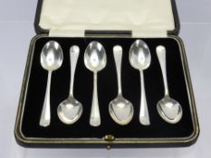 A Set of Six Coffee Spoons, Sheffield hallmark dd 1936.