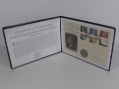 A 175th Anniversary of the Silver Coin Cover, limited edition 122/495.