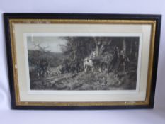 After Lucy Elizabeth Kemp-Welch, RI., RBA, 1859 - 1958, a black and white print entitled "Timber