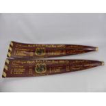 Rowing - A Pair of Corpus Christi College Commemorative Oars, the blades hand painted with