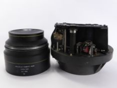 A Vintage Wray of London Aerial Photographic Lens, nr 227767 14 A/4841 36 in f.4 together with