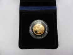 A Solid Gold 1979 Proof Half Sovereign.