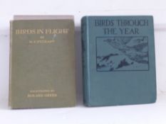 "Birds in Flight" by W.P. Pycraft, together with "Birds throughout the Year" by Beach Thomas &