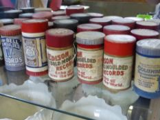 Fourteen Early 20th Century Edison Phonograph Musical Cylinders, in the original tin cases.