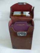 An Edwardian Set of Bacon's Regional 'Maps of England', in the original leather carry case