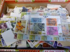 A Box of Stamps, GB and Foreign, in albums, stock books etc.