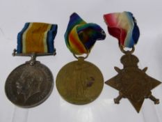 A Group of WWI Medals to 12878 Pte. Rutter, Manchester Regiment, including War, Victory and 1914/