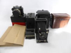 A Miscellaneous Collection of Cameras and Accessories, including A.E. Staley & Co., 'The